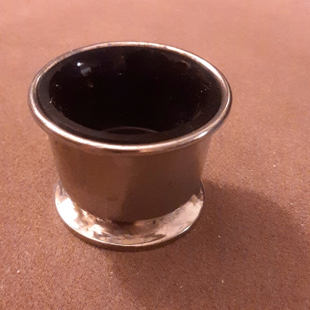 Antique LIBERTY pewter salt cellar
